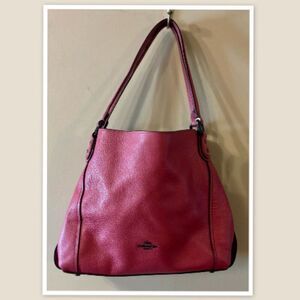 Coach Edie 31 Shoulder Leather Purse